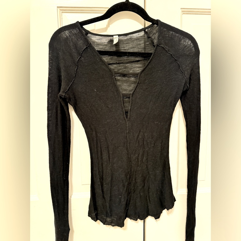 Free People intimately semi-sheer layering top